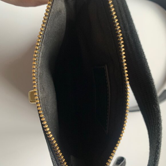 Coach Signature Jacquard Crossbody Bag – Black / Charcoal - Picture 5 of 6